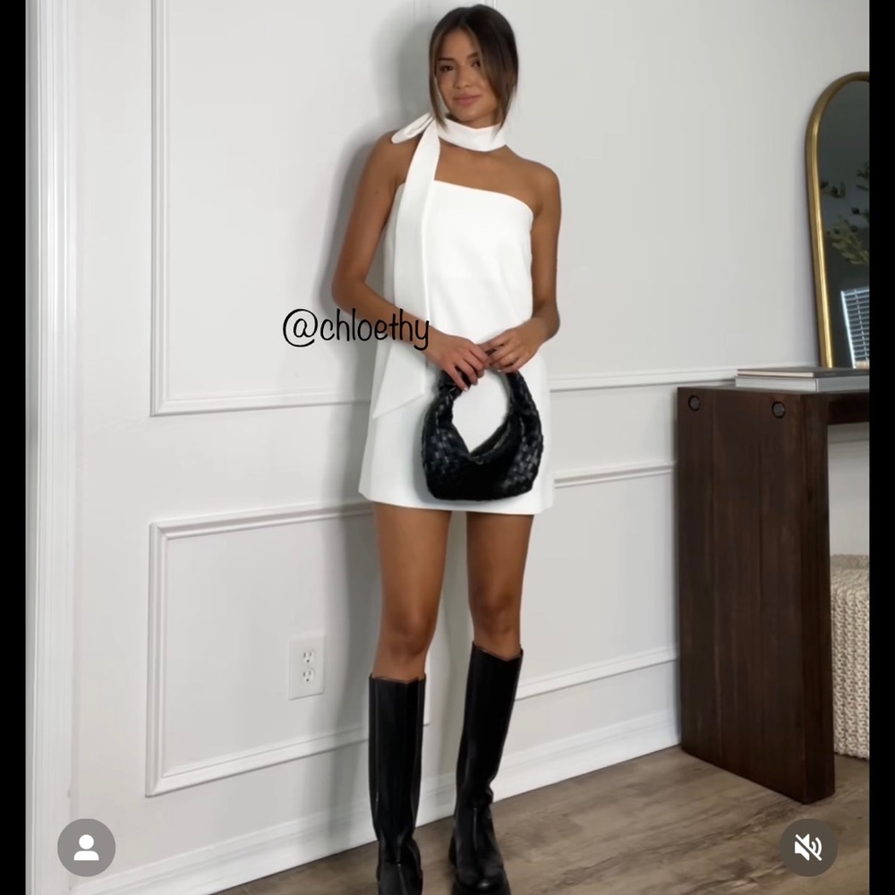 Zara CHOKER MINI DRESS - Picture 15 of 16